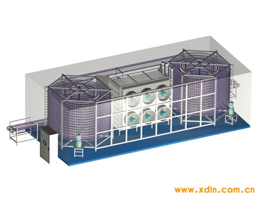 双螺旋速冻机